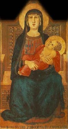Ambrogio Lorenzetti Madonna of Vico l'Abate Spain oil painting art